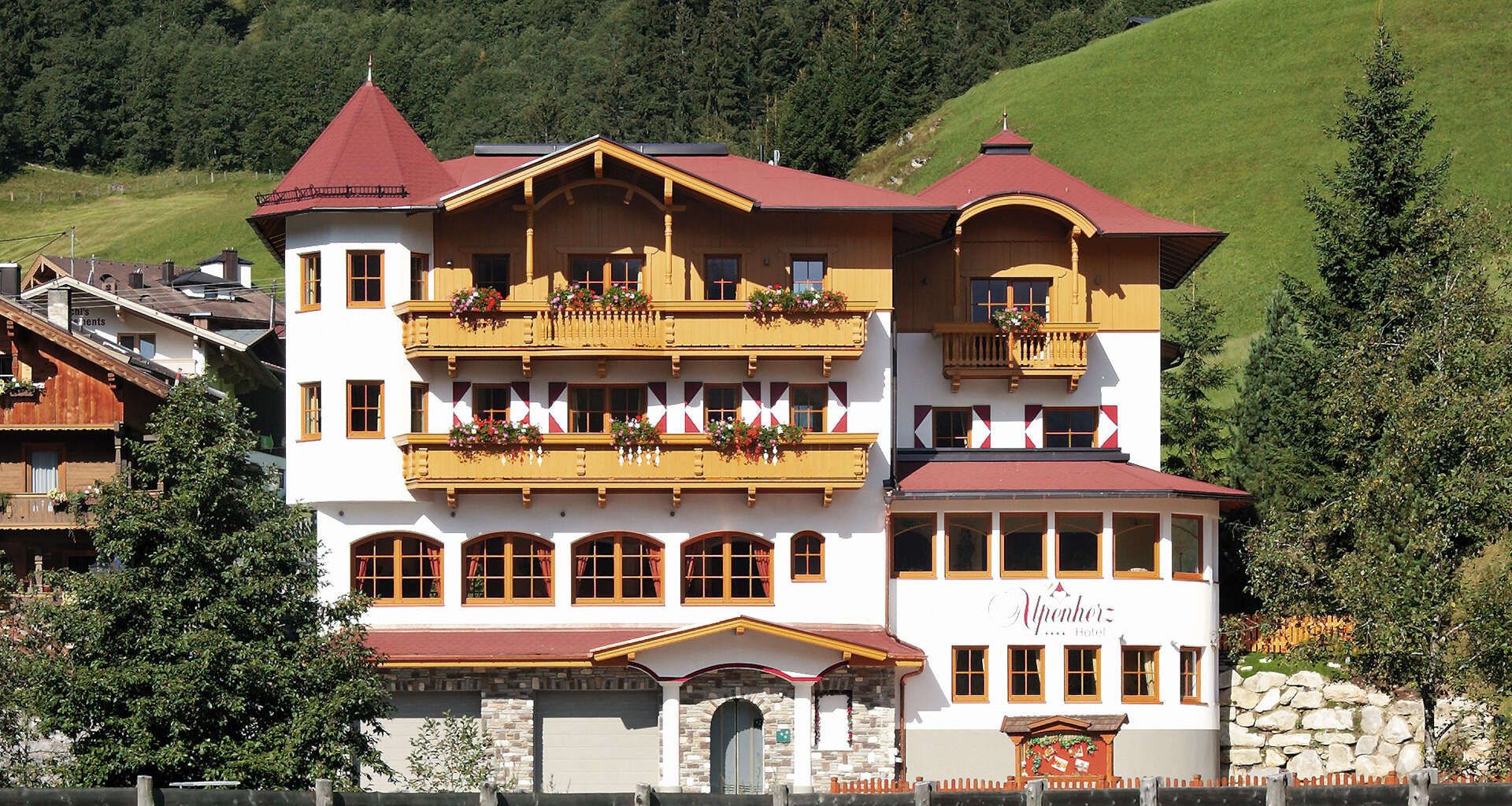 Alpenherz Hotel in Gerlos in the Zillertal